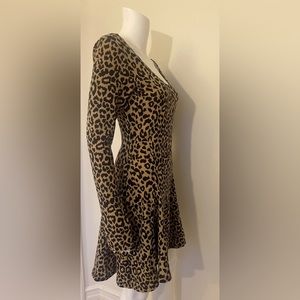 Betsey Johnson Collection Leopard Dress Size S